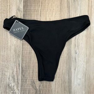 New! Zaful - Black bikini bottoms in size Small